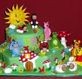 Torta Macko Pooh a zvieratká