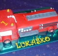 Torta Požiarnicke auto