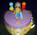 Torta Dievča s balónmi