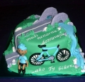 Torta Cyklistická s bicyklom