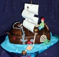 Torta Pirátska loď