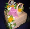 Torta Košík s kvetmi