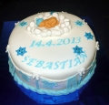 Torta Krstinová chlapec