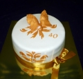 Torta Zlatá svadba