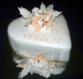 Torta Kvety a srdce