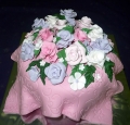 Torta Košík s kvetmi