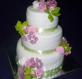 Torta Svadobná s kvetmi