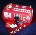 Torta Požiarnické auto