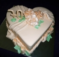 Torta Srdce na 70tku