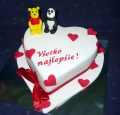 Torta Srdce Macko Pooh