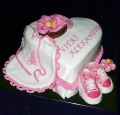 Torta Krstinová torta dievča