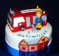 Torta Torta požiarnické auto