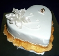 Torta Svadobné srdce