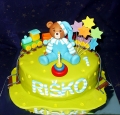 Torta Macko s vláčikom