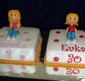 Torta Dvojoslava dievčatá