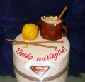 Torta Superman s logom