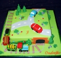 Torta Auto s vláčikom