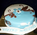 Torta Modrobiela torta