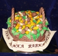 Torta Košík s hubami