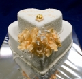 Torta Svadobná torta srdce