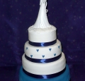Torta Modrobiela svadobná