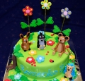 Torta Krtko so zvieratkami