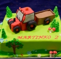 Torta Traktor na torte