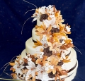 Torta Svadobná s kvetmi