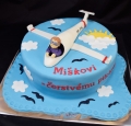 Torta Torta s lietadlom