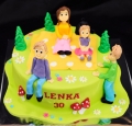 Torta Torta s postavičkami