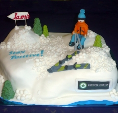 Lyziar na torte