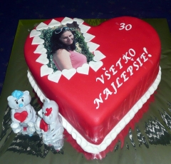Srdce na 30tku