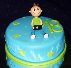 Chlapec 18 na torte
