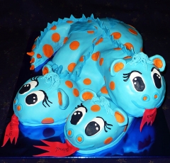 Torta trojhlavý drak