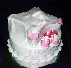 Krstinová torta dievča