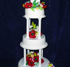 Svadobná torta 3p.