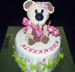 Torta macko 3D