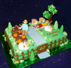 Torta záhradka
