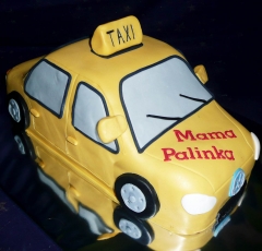 Torta auto taxi