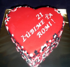 Torta srdce