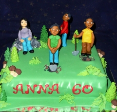 Rómovia na torte
