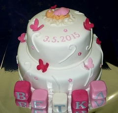 Torta na krstiny