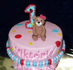 Macík na torte
