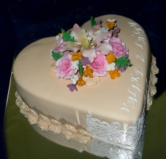Torta srdce