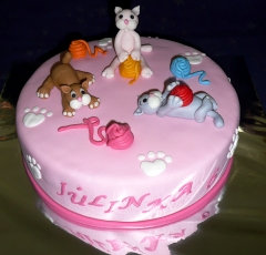 Mačičky na torte