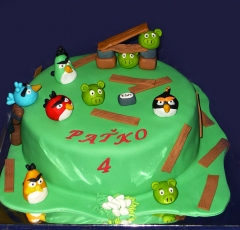 Torta Angry Birds