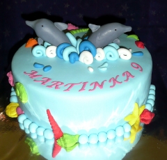 Torta s delfínom