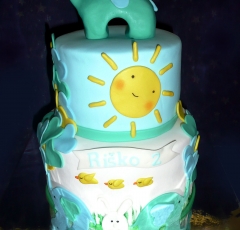Slon na torte