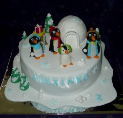Torta s tučniakmi