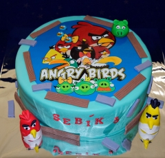 Torta Angry Birds